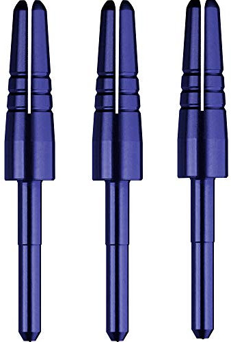 Mission Darts Alimix Spin Dart-Schäfte | austauschbare Spitze, 5 Sets mit 3 Ersatz-Tops, blau (5XS0677)