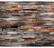 murando - Vlies Fototapete Bretter Holz 350x256cm Foto Tapete Wohnzimmer Vliestapete XXL Motivtapeten Bildtapete 3d Effekt Wand Dekoration - Optisch 3d orange braun beige grau f-C-0422-a-c