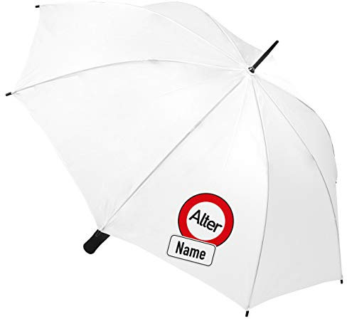 Herz & Heim® Schirm mit Namensaufdruck zum Geburtstag oder Jubiläum