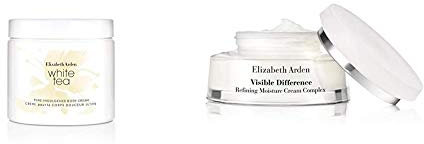 Elizabeth Arden White Tea Body Cream, 400 ml & Visible Difference hydrating complex cream,1er Pack (1 x 75 ml)