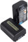 DSTE NP-FH50 Akku kompatibel für Sony DSLR-A230, DSLR-A330, DSLR-A380, DSLR-A390, DSC-HX1, DSC-HX100V, DSC-HX200V, HDR-TG3, HDR-TG5, HDR-TG7, 2 Stück