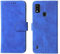 WEIOU Funda para ZTE Blade A51 Funda Libro, Flip Carcasa Magnética con Soporte y Cartera para Tarjetas, Premium PU/TPU Cuero Case Cover Billetera. Azul