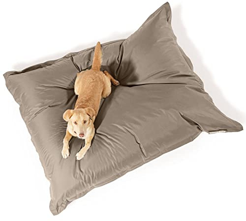 Green Bean Hundebett für mittlere & große Hunde 120x160cm : Hundekissen Hundematte Hundeschlafplatz Tierbett Hundesofa Schlafbett Hundematratze Dog Bed