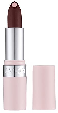 Avon Hydramatic Matte Lipstick 3,6 g, feuchtigkeitsspendende intensive Farbe, LSF 10, praller und glatter aussehende Lippen, tierversuchsfrei, Kokosnuss