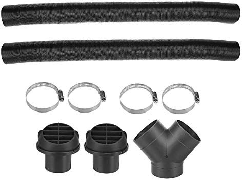 MADOC 75Mm Heizung Rohr Kanal Y StüCk Warm Luft Auslass EntlüFtungs Clips Set für Stand Heizung