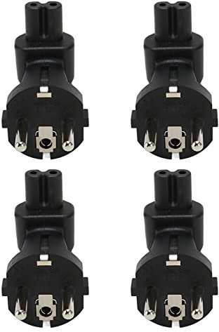 Computer-Netzteil EU4.8MM auf IEC320 C7-Netzteil EU-Stecker 100-250V PVC-Außenabdeckung 4pcs Sicherheit für Computer