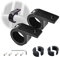 Ygmylandbb 2 Pièces Support de Montage de Lumière Travail 17-25mm Universelle Pince de Tube de Barre Fixation Light Bar Mount Support Barre Led Support de Phare pour Tout-terrain Voiture Camion Moto