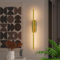 Coinmit Applique murale LED à intensité variable, Applique murale à batterie, Applique murale sans fil, Applique murale d'intérieur rechargeable, convient pour l'intérieur, Or