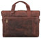 ROYALZ 'Seattle' Moderne Ledertasche Herren aus Echtleder groß - ideal als Business Aktentasche flache Laptoptasche 14-15.6 Zoll zum Reisen mit Trolley Halter, Farbe:Ohio Braun