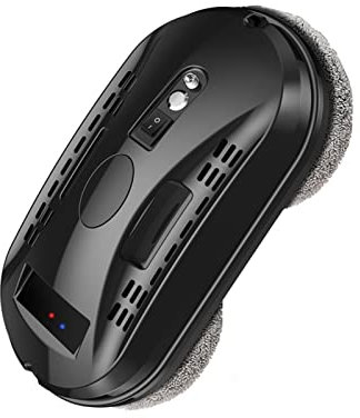 XNZJHPP Window Cleaner Robot Robotic Window Cleaner Household Cleaning Remote Controller Robot Vacuum Cleaner For Window Washing And Glass (Black)