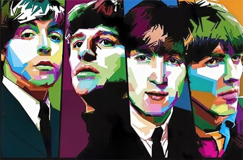 HfmQuisutron 1000 Pieces Art Picture Rock Band Poster Holzpuzzle Für Erwachsene Lernspielzeug Kq41Zp