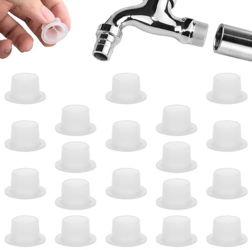 20St Auslaufsichere Dichtung Wasserhahn, Wasserhahndichtung Silikon Dichtungsringe für Wasserhähne Unterlegscheiben für Wasserhähne für Rohre Dreieckventile für Wasserhähne Zubehör