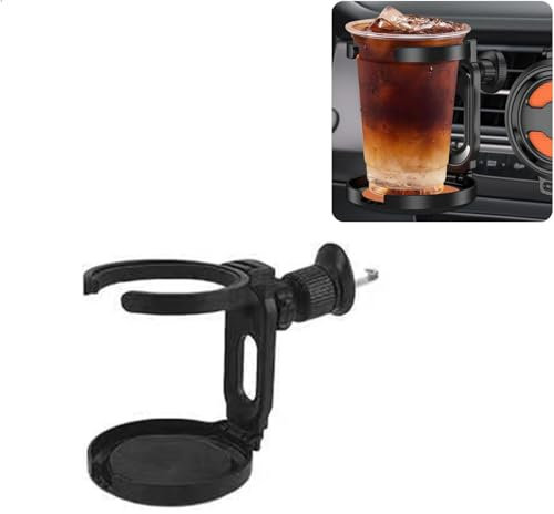 ZDHXZYQ Porte Gobelet Voiture pour Mercedes Benz V-Class V220d V250d V300d L, Porte-gobelet Pliable réglable pour Voiture, Porte-Gobelet De Ventilation De Voiture,C-Black