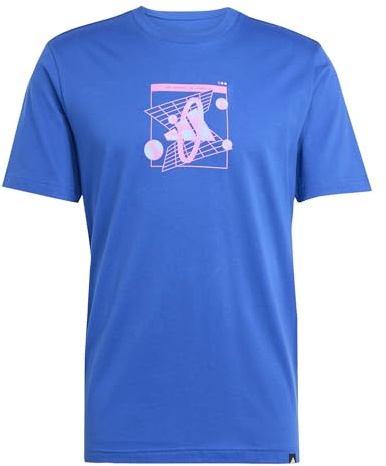 adidas Performance Essentials Small Logo T-Shirt blau, 3XL Herren