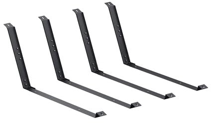 Anker SOLIX Solarmodulhalterung für Flachdach und Garten, 2er-Pack, Solarpanel-Halterung, Für Flachdach Garten Terrasse Boden, Einfache Installation, Anti-Rutsch-Design, 20° Neigungswinkel, in Schwarz