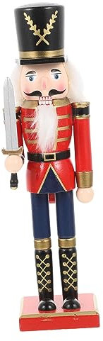 Cabilock Schiaccianoci Finestra Schiaccianoci Del Festival Arredamento Adesivi Festivo Decorativo Di Grandi Dimensioni Mini Usb Rosso Di Legno