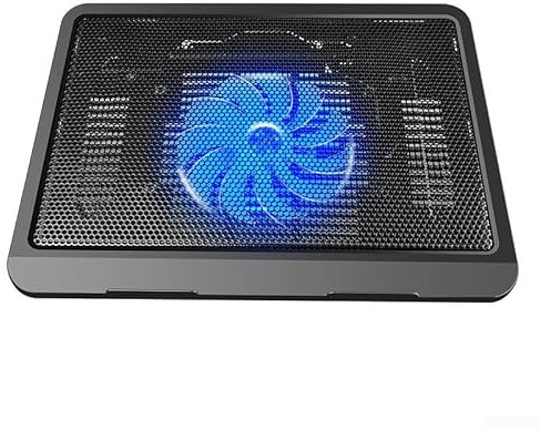 N19 - Dispositivo di raffreddamento per computer portatile, compatibile con la maggior parte dei modelli da 10 a 12 pollici, dotato di un potente design a ventola