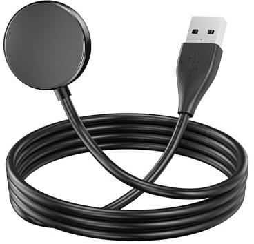 Watch Charger Compatible with Samsung Galaxy Watch 3 / Active 2, USB Magnetic Wireless Replacement Charging Cable Dock, 3.3ft