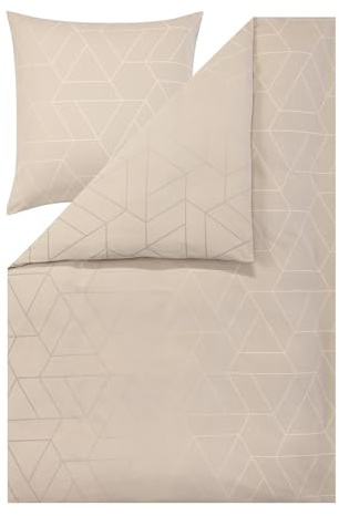 ESTELLA Bettwäsche Andriano | Natur | 155x220 cm + 80x80 cm