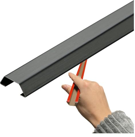 Bodenkabelabdeckung, C-förmiger K-Concealer für Wand und offene Kabelkanäle, Ordnen und Verstecken von Lautsprecherkabeln