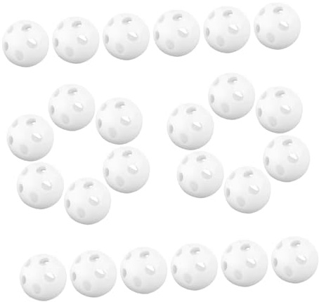 UPKOCH 80 Stück Teiliges Weiße Kunststoff-rasselkugeln für Babyspielzeug und Kuscheltiere Leise Rassel-einsätze zum Nähen und Diy-basteln Geräuschaktive Puppenfüllung für Reparatur und