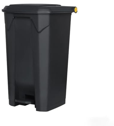 CISSIYOG 15L Dog Poo Bin, Outdoor Dog Waste Bin With Removable Inner Bucket | (7.5L) & Secure Lid, Dog Poo Bin For Garden For Patio, Kitchen, Black (26x25x36cm)