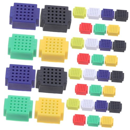 Lurrose 35pcs Mini Solderless Breadboard Kit for Electronic Projects Pcb Circuit Board with Colors Compact Design for Efficient Prototyping and Easy Circuit Assembly