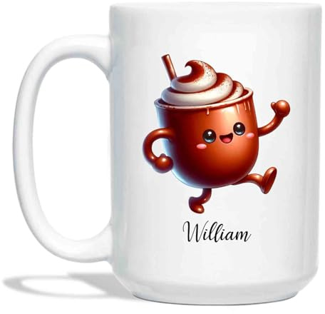 Café Taza Navidad Con Chocolate Caliente Taza Desayuno Clásico Tazas Personalizada Premium Regalo Tazas Para Parejas Maestras Oficina 330 ML