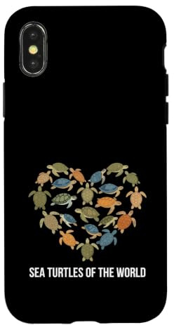Turtles of the World Product Turtle Gear Types of Turtle Case for iPhone X/XS
