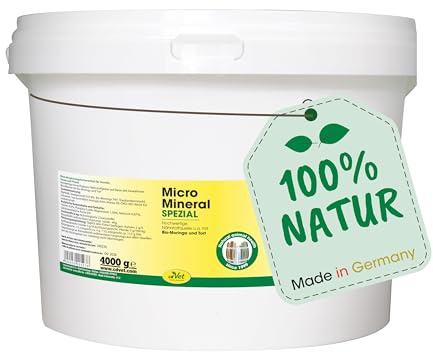 cdVet MicroMineral Spezial 4kg – Ergänzungsfuttermittel für Hunde, Katzen & Pferde | Mineralstoffe mit Bio-Moringa & Torf