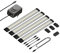 parlat LED Unterbau-Leuchte Siris, Touch-Dimmer, flach, 30cm, je 368lm, warm-weiß, 4er Set