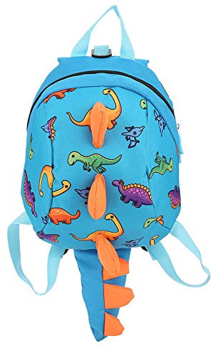 Dinosaur Backpack Animal Bag Kindergarten Preschool Storage Bag For Toddler Kid Child(20.00*12.00*26.00cm-蓝色)
