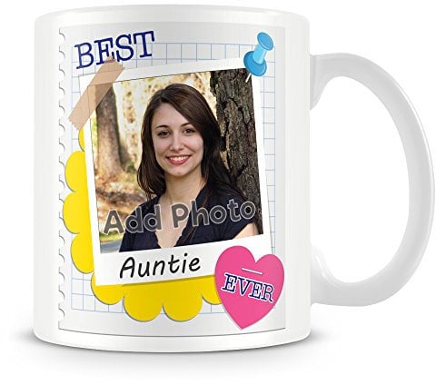Auntie Mug with Photo - Best Ever Personalised Photo Mug