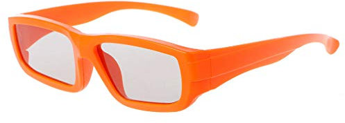 kdjsic Kindergröße Zirkular polarisierte Passive 3D-Brille für Real D 3D-TV-Kinofilm