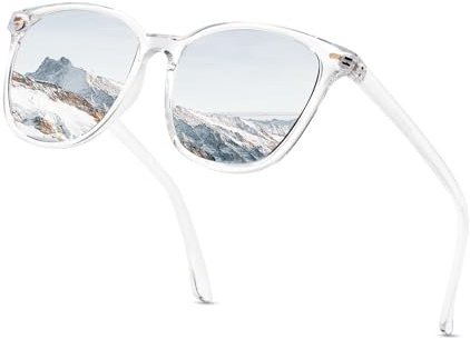 Myiaur Polarisierte Sonnenbrillen Damen Groß, UV400 Schutz Brille Klassische Verspiegelte Sonnenbrille
