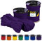 EDCX 4 mm Polyester Paracord 550 25+ Farben (15, 30 und 50 m) – Typ III, 100% Nylonseil, 7 Litzen Seil, 4mm Nylonseil in vielen Farben | Solid Colors (Dark Purple, 15 m)