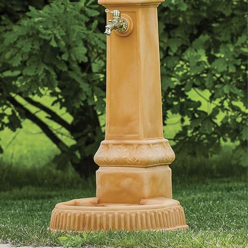 Decorspace Fontaine brera en résine pour extérieur et jardin, fabriquée en Italie de 120 cm (Impruneta)