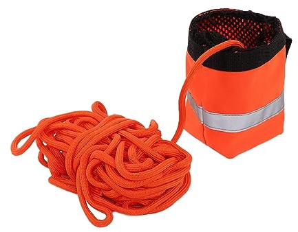 Agatige Water Floating Rope, Water Rescue Throw Bag with Reflective Throw Rope Water Floating Bag Safety Equipment for Kayaking, Boating, Rafting, Ice Fishing, Swimming Water Sports