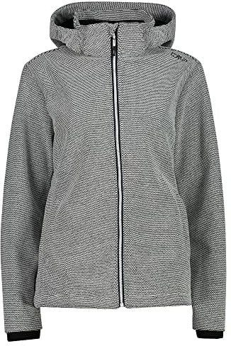 CMP - Woman Jacket Zip Hood, Woman, B.Co Gesso-Nero, 38