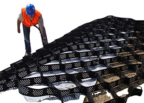 Stabilisateur Gravier Gazon Dalle Stabilisatrice Système De Géocellules Au Sol De Gravier, Grilles De Géogrille De Stabilisation Pour Aménagement Paysager, Tapis De Stationnement, Pavé En Nid D'abeill