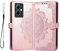 PEIYE Leder Folio Hülle für Vivo V29 Lite 5G, Flip Handyhülle, Hochwertige Lederhülle Mit Kartenfächern Und Horizontale Standfunktion,Roségold