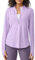 G4Free Long Sleeve Sports T-Shirt Women UPF 50+ Sun Half Zip Shirts Lightweight Quick Dry Workout Tops Running Hiking Breathable Activewear with Thumb Holes Purple