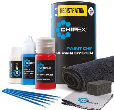 Chipex Touch Up Kit - Scratch Repair Kit Mixed by Reg Registration Plate Car Touch Up Paint for All Models - Exact Match Guarantee - Lite (Small)