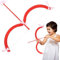 Amor Bogen und Pfeil Set, Valentinstag Cosplay Zubehör, Amor Requisite, Foto-Requisiten, Cosplay Karneval Mottoparty Geschenk Für Mann Frauen Kinder