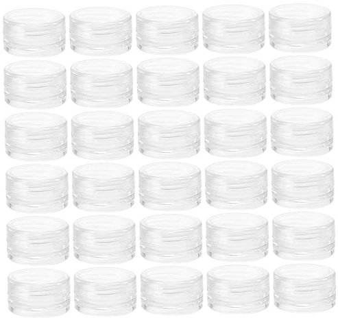 FRCOLOR 55pcs Firming Cream for Loose Skin Cream Jars Travel Storage Jars Cosmetics Sample Container