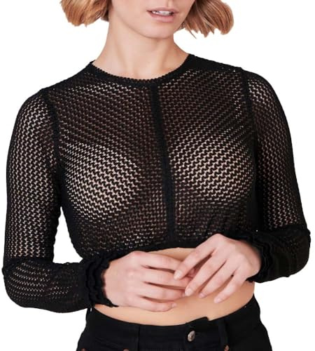 Krüger MADL Damen Trachtenbluse schwarz 40