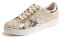 Feversole Mocassini Piatti Casual da Donna, alla Moda, con décolleté, Scarpe da Ginnastica, Taglia 3,5-7, Stella in Oro Rosa., 39 EU