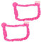 Uonlytech 2pcs Dust Proof Pc Cover for 20-32 inch Monitors Pink Monitor Cover Cat Ear Design Elastic Computer Screen Protector