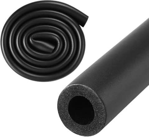 M METERXITY Rohrisolierung 13mm 1/2 ID 23mm OD 1m Länge Schwarz | Schaumstoffrohr, Weicher Flexibler Schaumstoffschlauch Rohrisolierung, für Griffunterstützung/Gitarrenständer