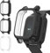 Wanme Cover per Garmin Venu Sq 2/Sq 2 Music/Venu Sq/Sq Music, 3 Pezzi Custodia Silicone Protezione per Garmin Venu Sq, Protezione Pellicola Custodia con Copertura Completa